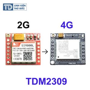 Module 4G SIMCOM A7680C TDM2309 giải pháp thay thế y hệt chân cho 2G SIM800 SIM800L