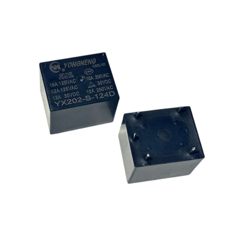 Relay 24V 10A 250Vac Yongneng yx202-s-124d Power Relays
