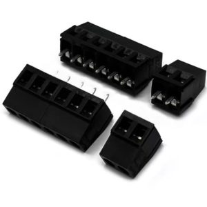 KF128L-3-V Domino 3 Chân Thẳng 3.81mm Hàn PCB đen