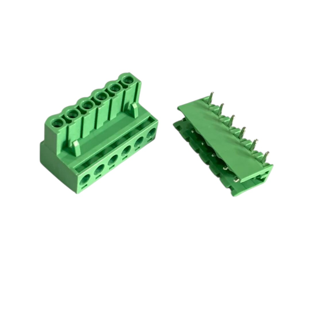 2EDG-5.08-6P Terminal Block Plug-in Hàn PCB Chân Cong