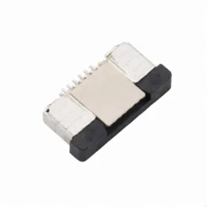 FFC FPC Connector 6 Position 0.5mm Pitch Top Contact