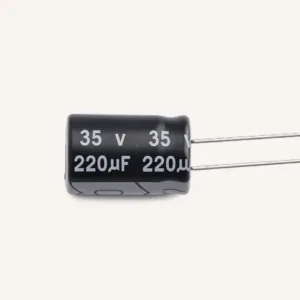 Tụ hóa 220uF 35V D8xL12mm 2000hrs@105℃