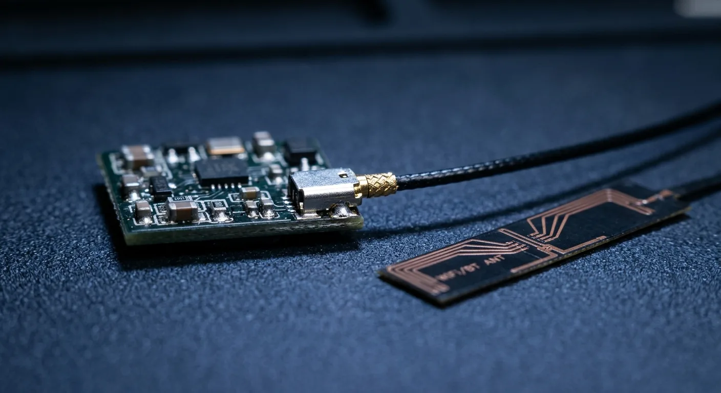 Anten ngoài dual-band 2.4GHz 5GHz gắn qua connector IPEX cho ESP32-C5-WROOM-1U