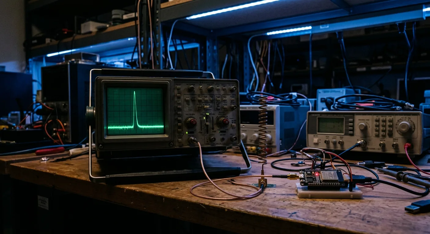 Xung radar nén từ thí nghiệm SDR trên ESP32